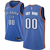 Men's Oklahoma City Thunder Nike Blue Swingman Custom Icon Edition Jersey,baseball caps,new era cap wholesale,wholesale hats